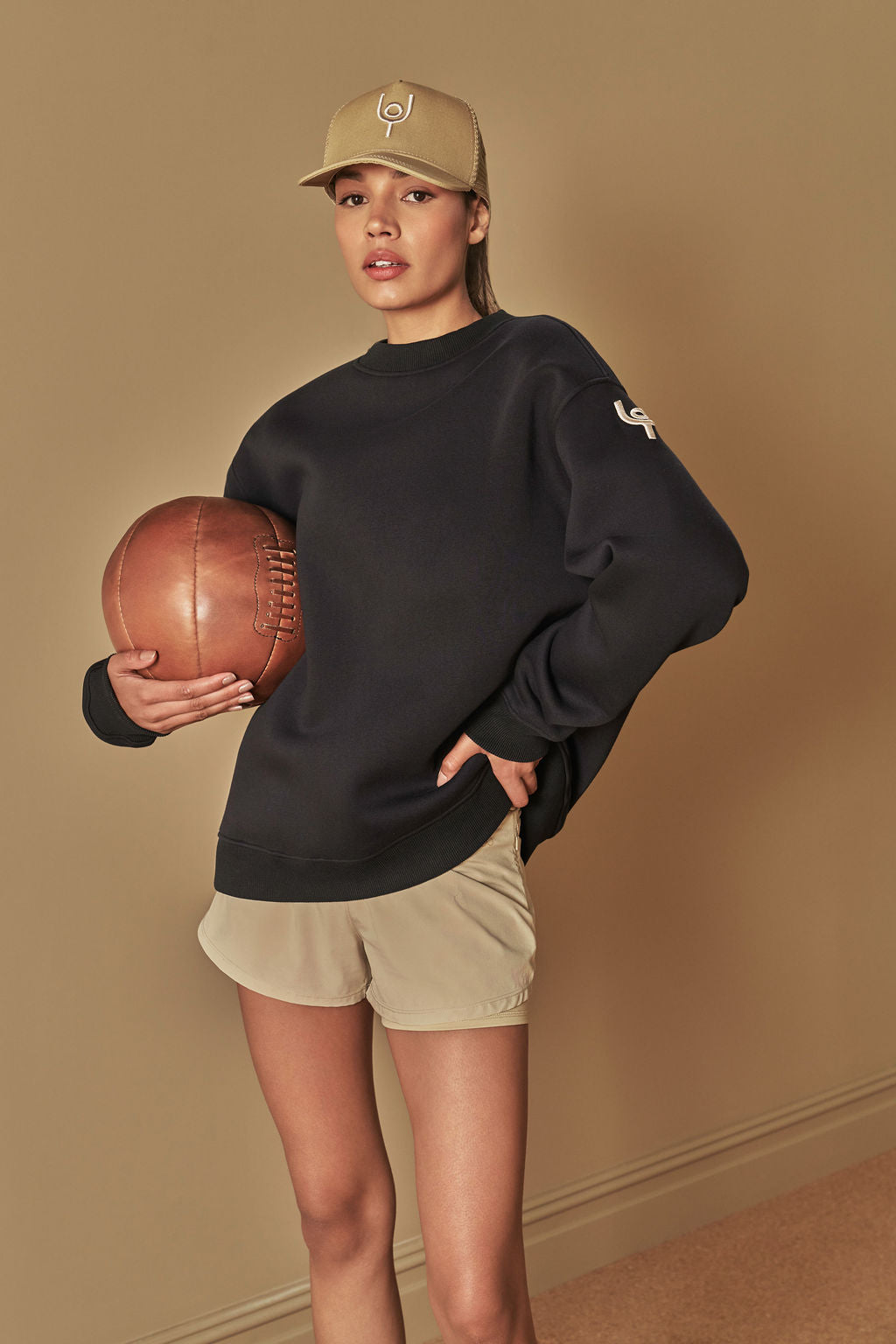 Pleatling Sweatshirt | black