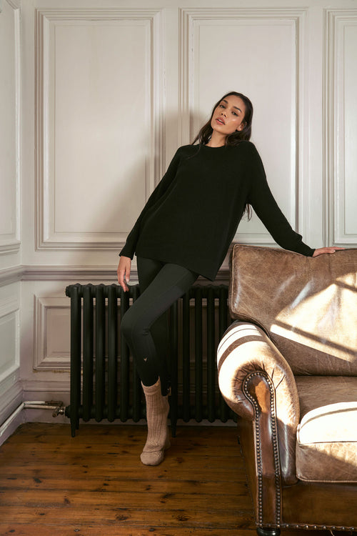 Appleby Knitted Jumper | black