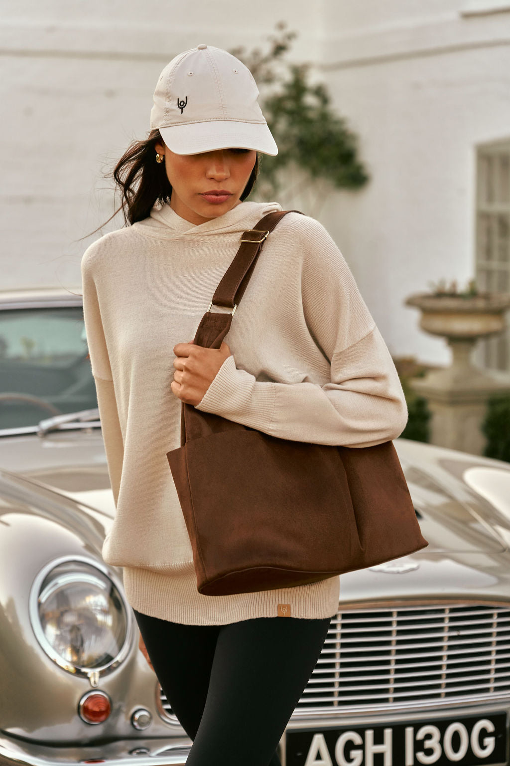 Beeby Knitted Hooded Jumper | shell