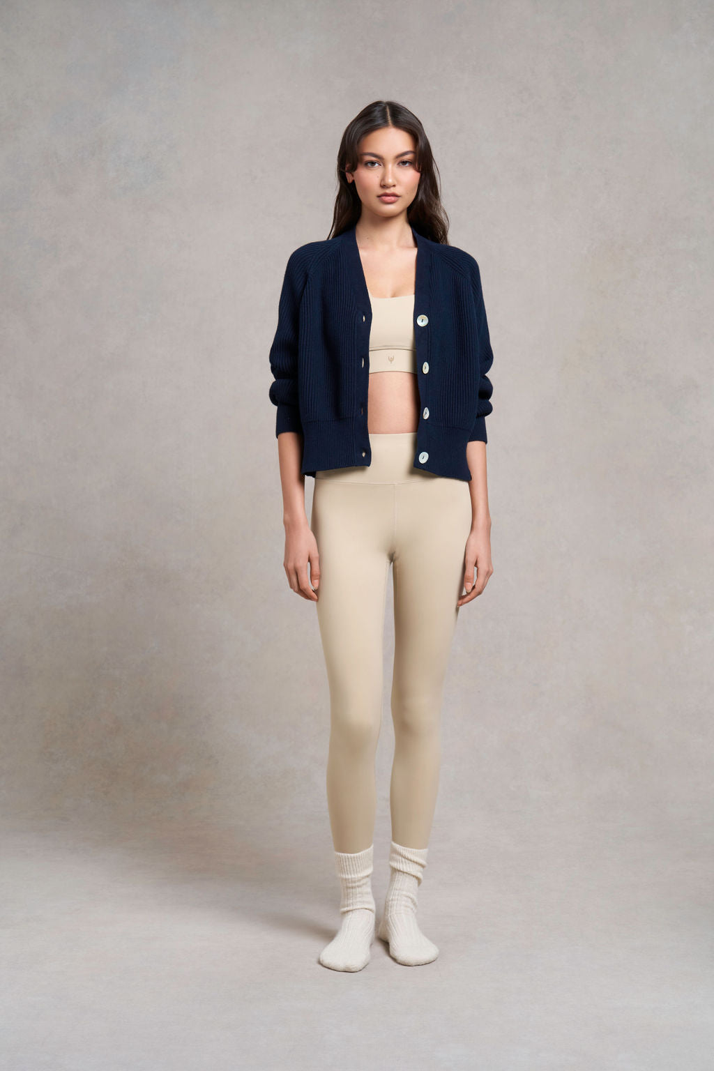 Kimcote Knitted Cardigan | navy