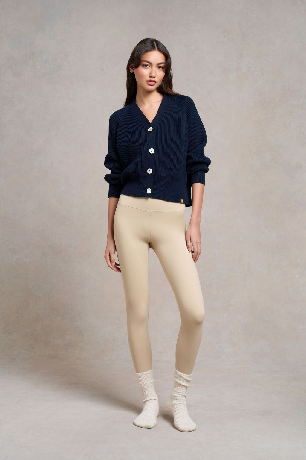 Kimcote Knitted Cardigan | navy