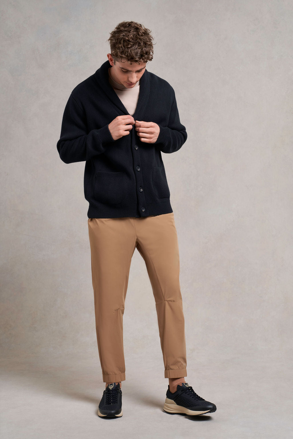 Carlton Knitted Cardigan | black