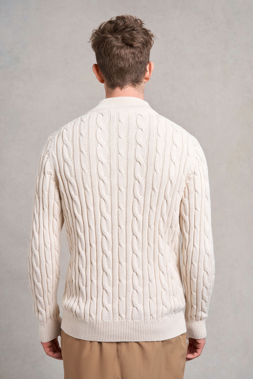 Upton Knitted Jumper | ecru