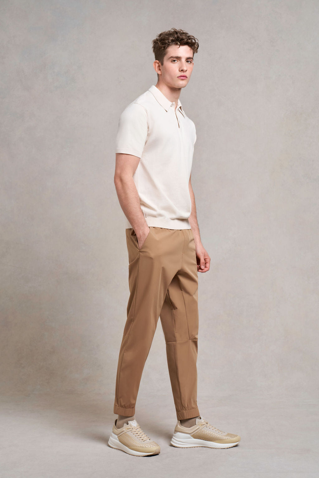 Pickwell Knitted Polo | ecru