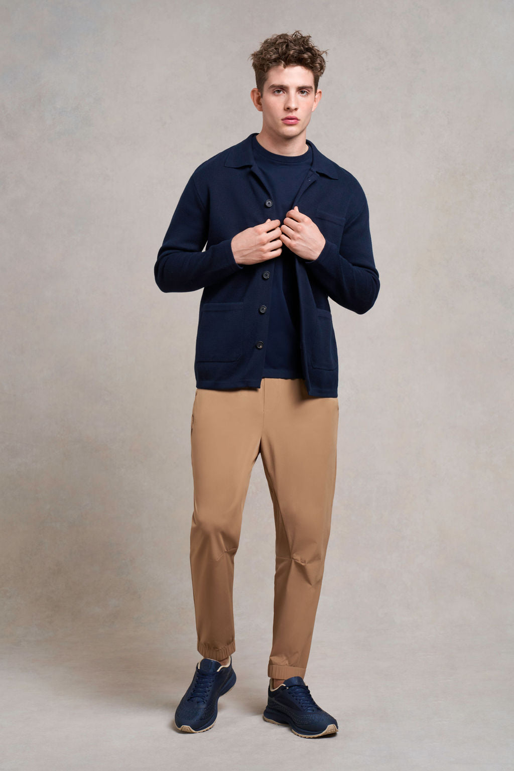 Wilson Knitted Shirt | navy