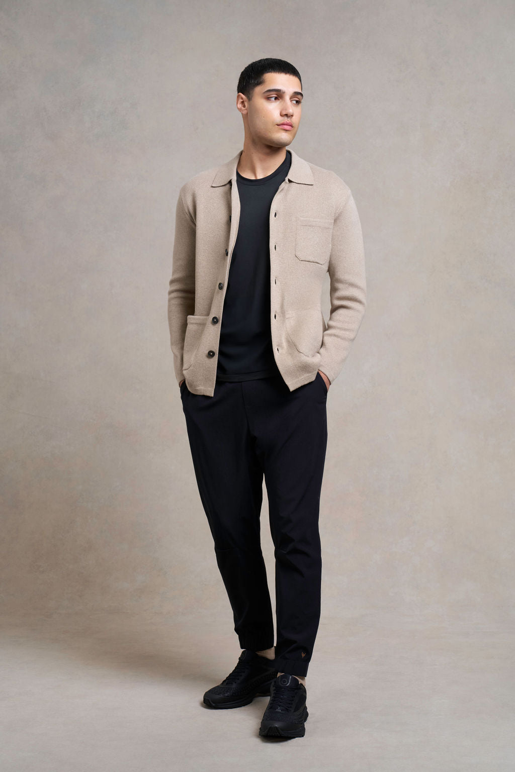 Wilson Knitted Shirt | fawn