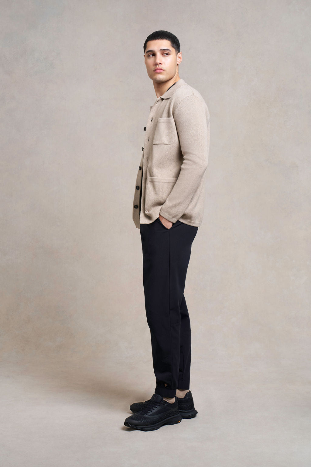 Wilson Knitted Shirt | fawn