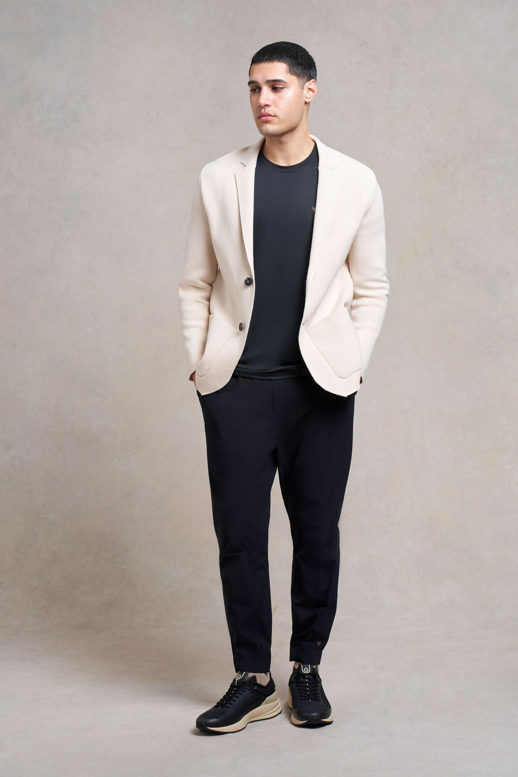 Charley Knitted Blazer | ecru