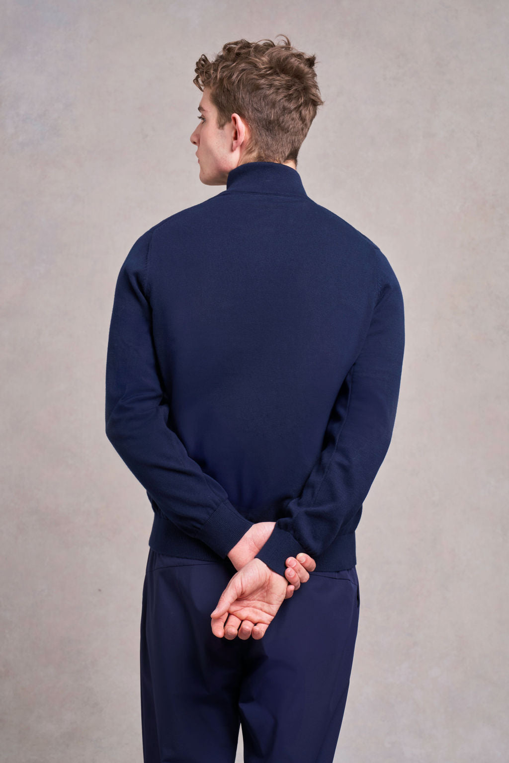 Woodhouse Knitted Jumper | navy