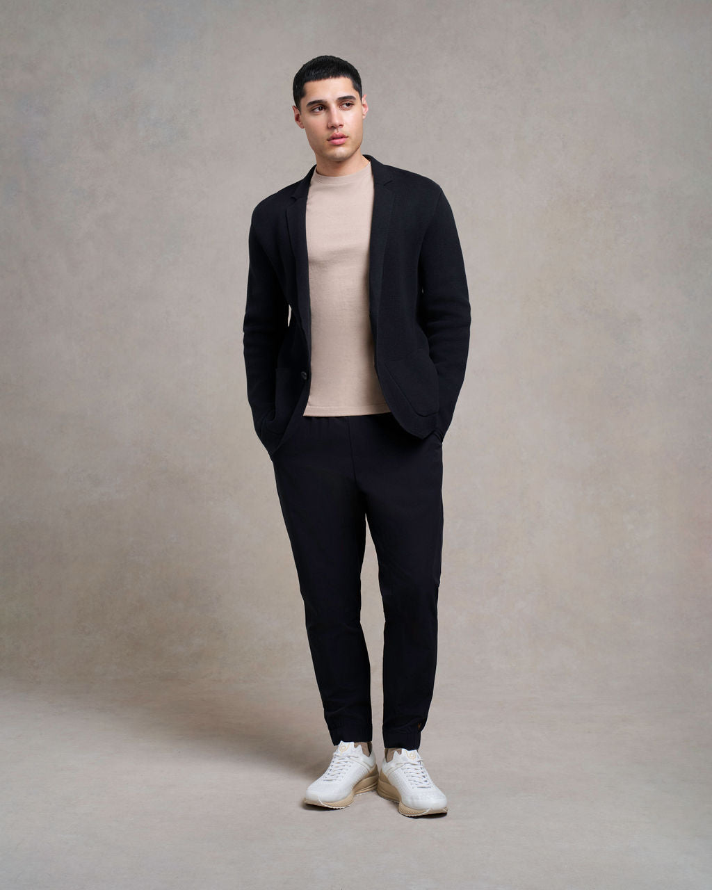 Charley Knitted Blazer | black